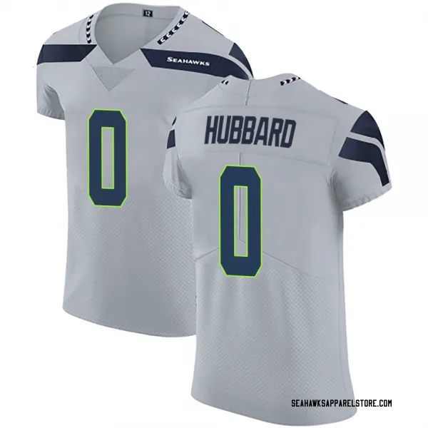 Men's Aidan Hubbard Seattle Seahawks Elite Gray Alternate Vapor Untouchable Jersey