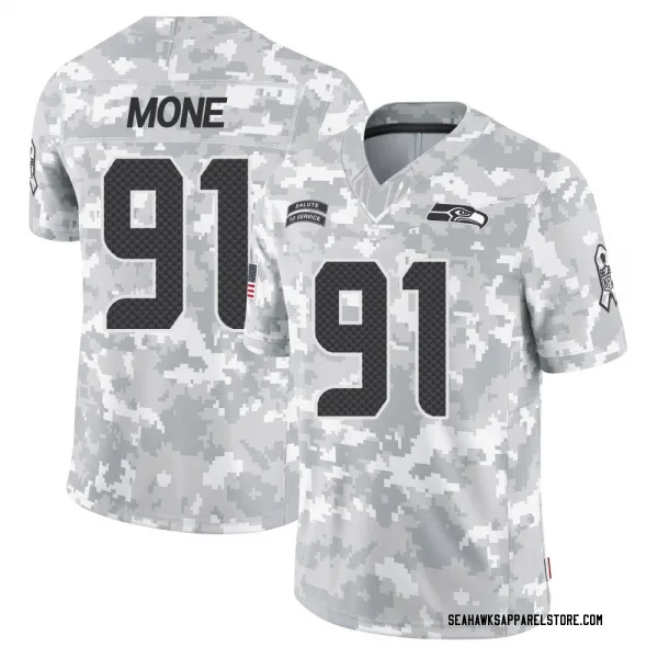 Men's Bryan Mone Seattle Seahawks Limited Arctic Camo 2024 Salute to Service Jersey
