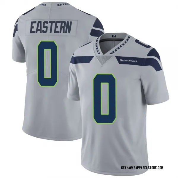 Men's Deven Eastern Seattle Seahawks Limited Gray Alternate Vapor Untouchable Jersey