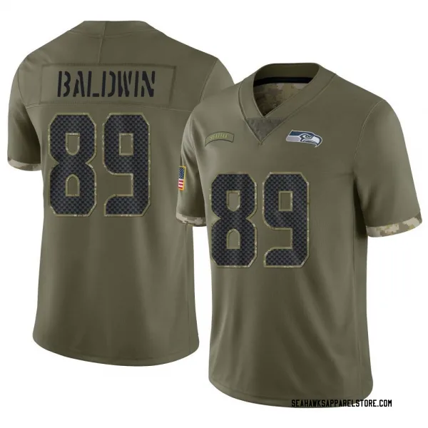 Womens grey doug baldwin cheap jersey