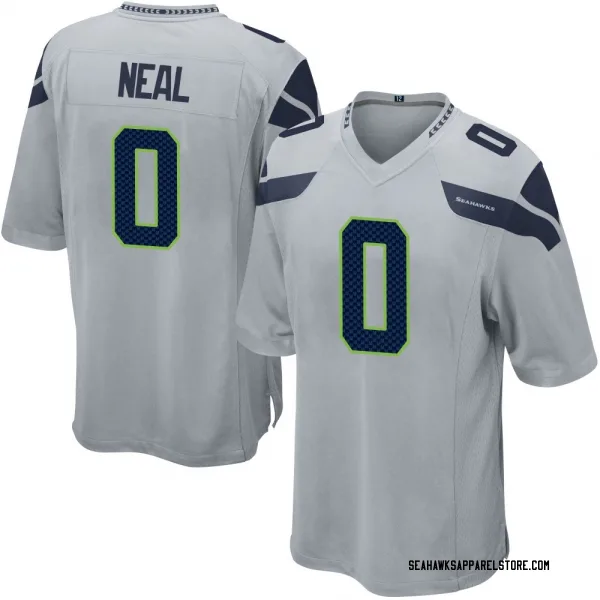 Men's Julian Neal Seattle Seahawks Game Gray Alternate Jersey