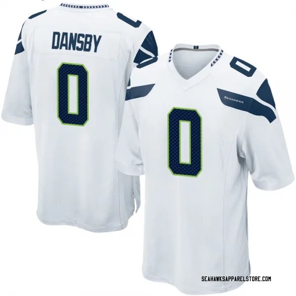 Men's Michael Dansby Seattle Seahawks Game White Jersey