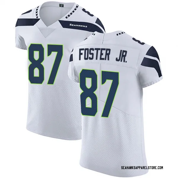 Men's Montorie Foster Jr. Seattle Seahawks Elite White Vapor Untouchable Jersey