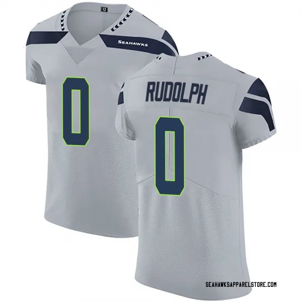 Men's Trayvon Rudolph Seattle Seahawks Elite Gray Alternate Vapor Untouchable Jersey
