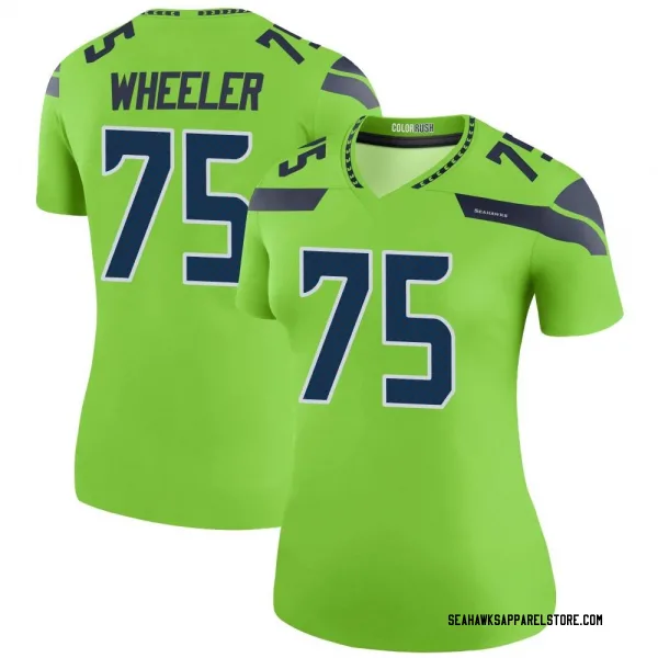 Women's Chad Wheeler Seattle Seahawks Legend Green Color ...