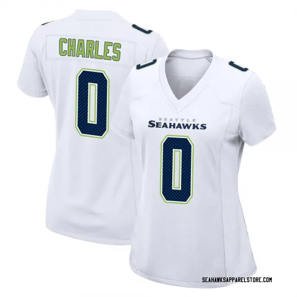 Women's Irvin Charles Seattle Seahawks Game White Tundra Fashion Jersey