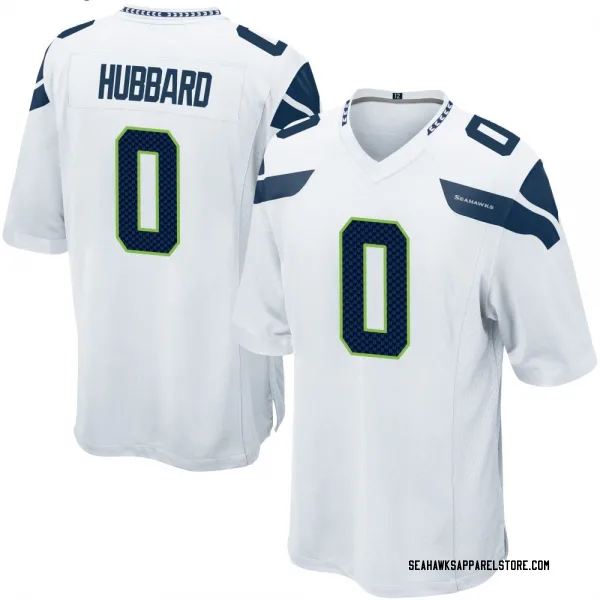 Youth Aidan Hubbard Seattle Seahawks Game White Jersey