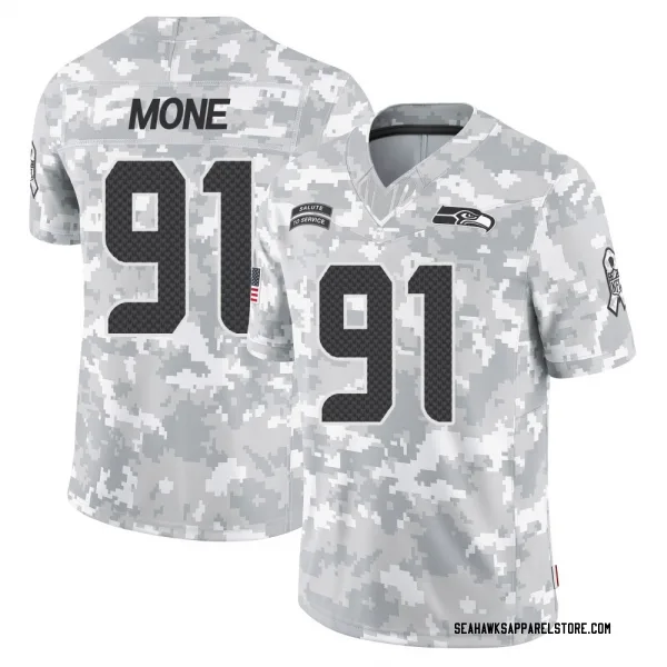 Youth Bryan Mone Seattle Seahawks Limited Arctic Camo 2024 Salute to Service Jersey