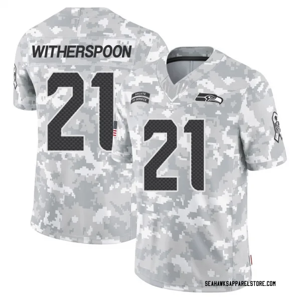 Youth Devon Witherspoon Seattle Seahawks Limited Arctic Camo 2024 Salute to Service Jersey