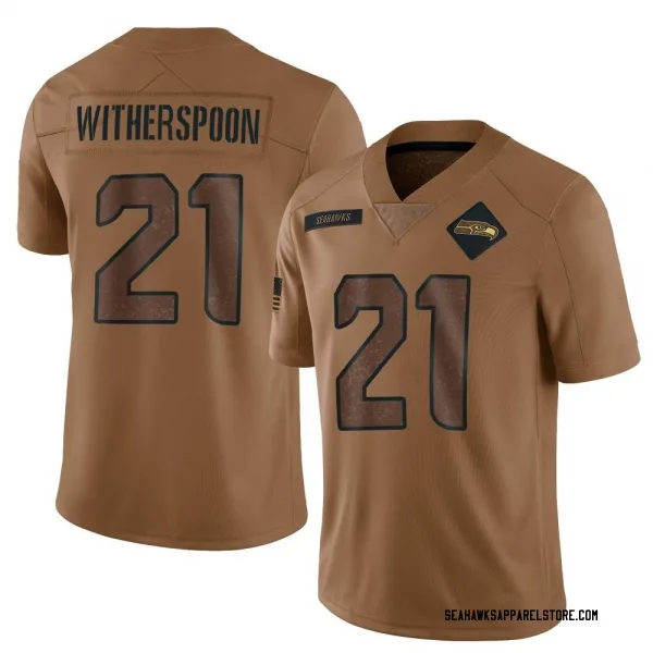 Youth Devon Witherspoon Seattle Seahawks Limited Brown 2023 Salute To Service Jersey