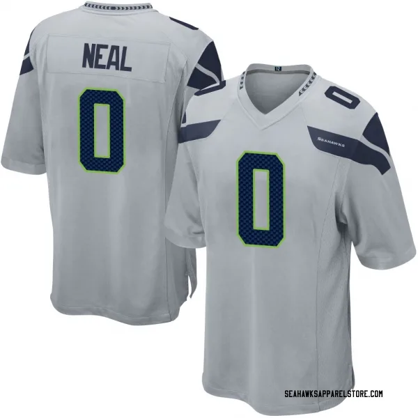 Youth Julian Neal Seattle Seahawks Game Gray Alternate Jersey