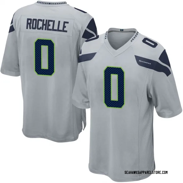 Youth Rashad Rochelle Seattle Seahawks Game Gray Alternate Jersey
